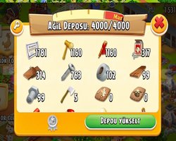 70 LEVEL +4.000 DEPO ARAZİ HESAP