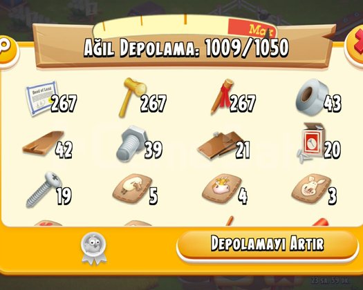 +30 LEVEL 1.000 DEPO ARAZİ MALZEMESİ