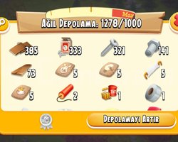 +17 LEVEL 1.000 DEPO AMBAR MALZEMESİ