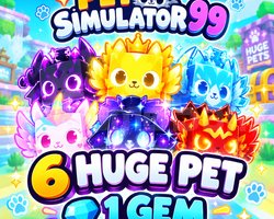 6 HUGE PET SADECE 1 GEM! | PET SIM