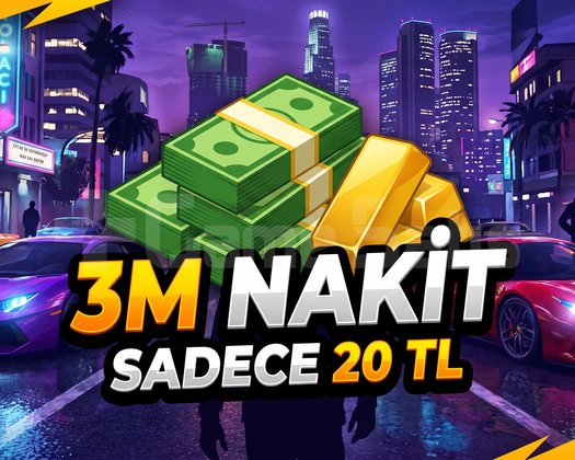 GTA 5 ONLINE 3.000.000 NAKİT