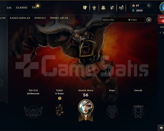 TR / KARA ALİSTAR / 20 LEVEL | NADİR