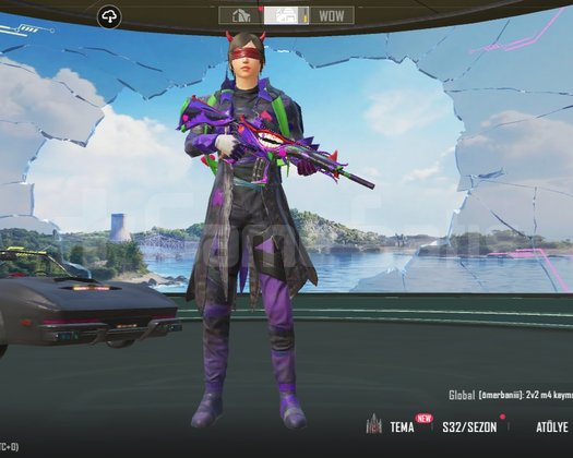 Pubg mobile hesabı maskara 5
