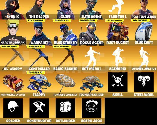 Sezon 3 ikonik glow 74 mağaza sikini og