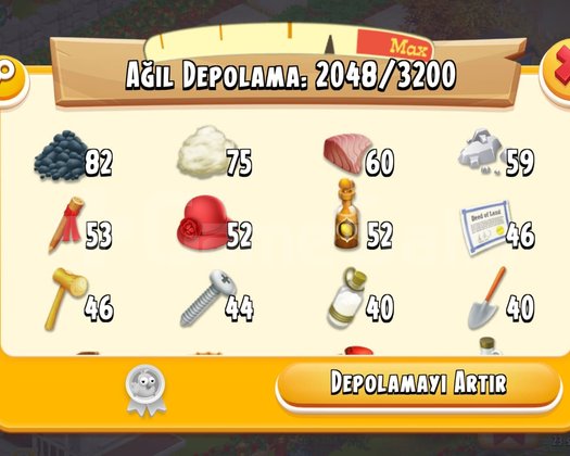 75Seviye Dolu hesap