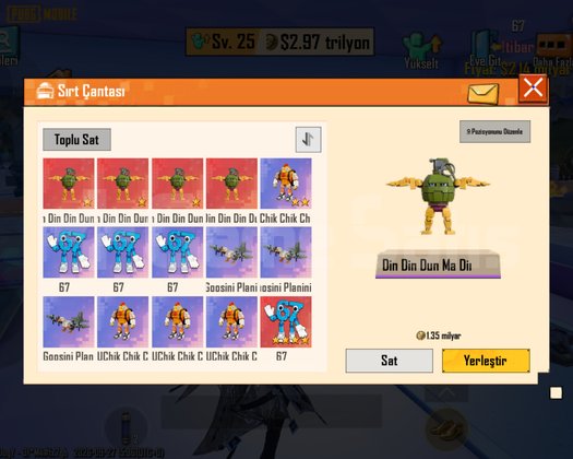 Her türlü brinrotlar satılık