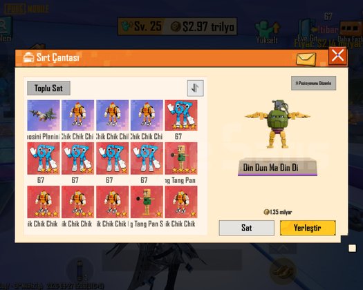 Her türlü brinrotlar satılık