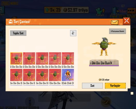 Her türlü brinrotlar satılık