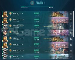 Plat 1 Yüksek mmr