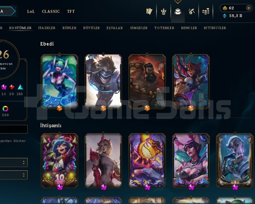 VALO VE  LOL  BOL SKİNLİ  MAİNLİK