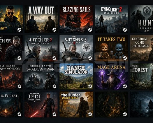 STEAM VE EPİC GAMES HESAP