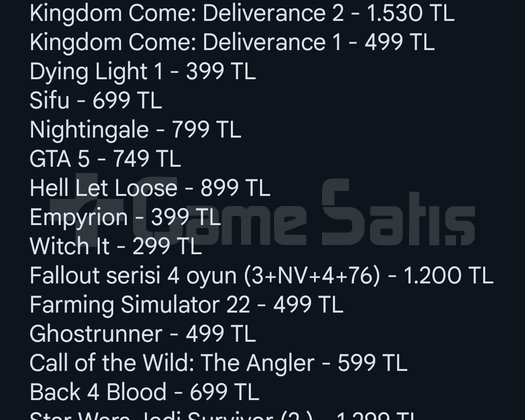 STEAM VE EPİC GAMES HESAP