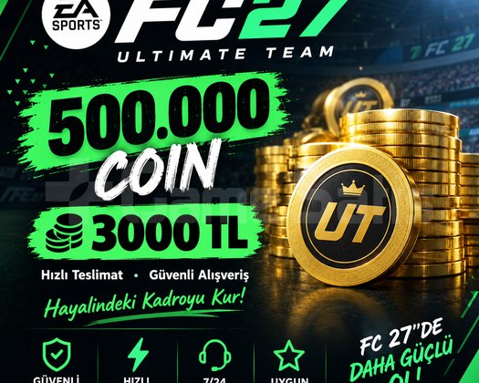 FC 27 500K PC COINS