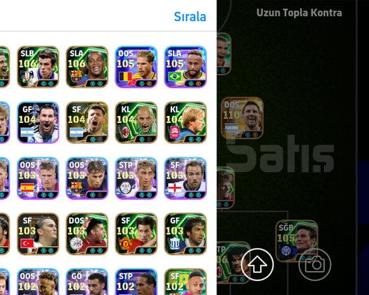 Pes hesabı satış tek bağ İOS ÖNCELİKLİ