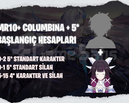 EU | MR10+ Columbina + 5* Karakter
