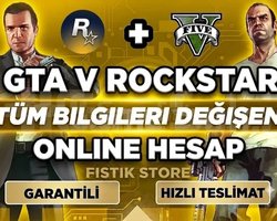 ROCKSTAR + GTA 5 ONLİNE + FİVEM + OTO