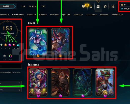 TR + 255 LVL + 153 KOSTÜM + 172 HERO!