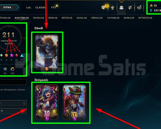 TR + 608 LVL + 211 KOSTÜM + 172 HERO!