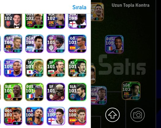 KG3280 6 BOMBACI + 107 CR 110 MESSİ MA