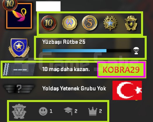 TR HESAP+ 5 MADALYA 177 WİN 500 SAAT