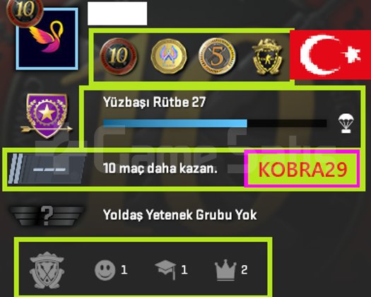 TR HESAP+ 4 MADALYA 42 WİN 176 SAAT