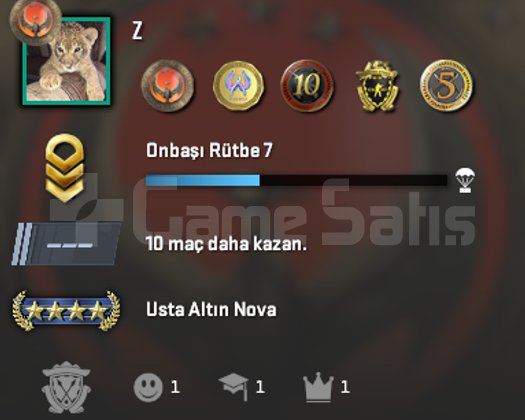 FACEİT+12K OYUN+ 5 MADALYA 25 WİN 58 SAA