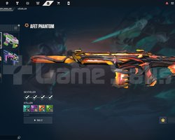 Valorant Silver hesap skinli Peak Plat 1