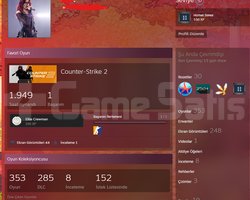 353 Oyunlu Steam Hesabı