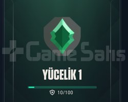Yücelik 1 Yüksek MMR Hesap