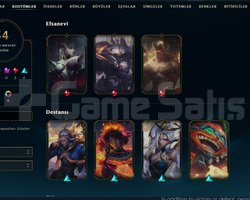 EUW SİLVER1 82 WR/54SKİN/DİA-EMERALD ELO