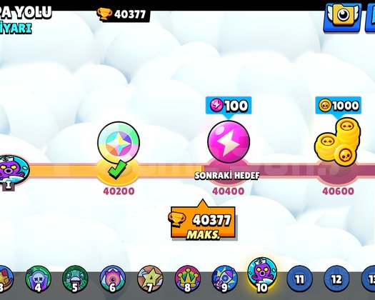 40 bin kupa bol kostümlü Brawl stars