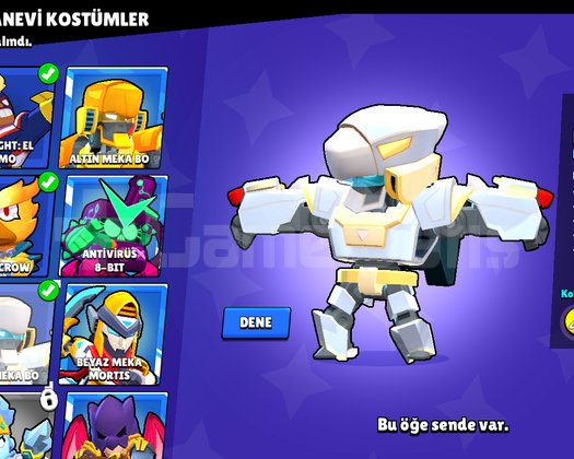 40 bin kupa bol kostümlü Brawl stars