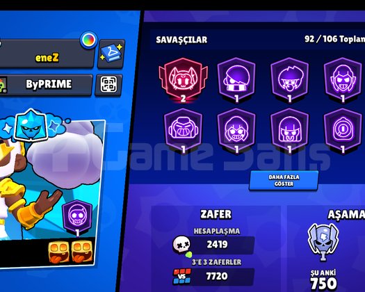 40 bin kupa bol kostümlü Brawl stars
