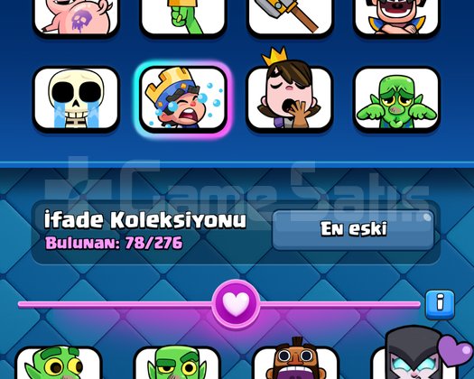 11K Kupa, Yüksek Seviye Kartlar, İfade