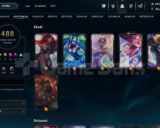 488 KOSTUM 421 LEVEL +KRAL RAMMUS + TEL