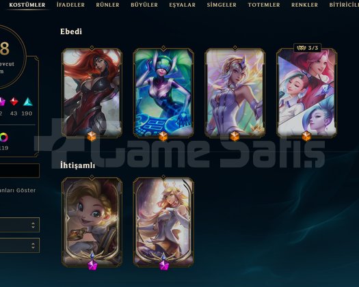 400 KOSTÜM LOL+VALO HESAP