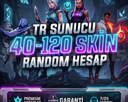 TR | 40 - 120 SKİN HESAPLAR / BOŞ YOK