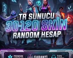 TR | 30 - 120 SKİN HESAPLAR / BOŞ YOK