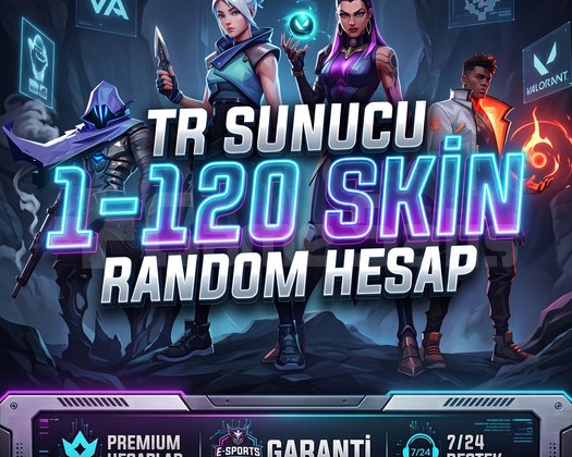 TR | 1 - 120 SKİN HESAP / BOŞ YOK /