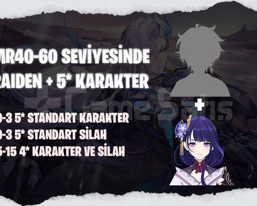 EU | MR40+ Raiden Shogun + 5*