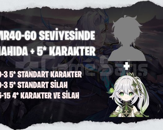 EU | MR40+ Nahida + 5*