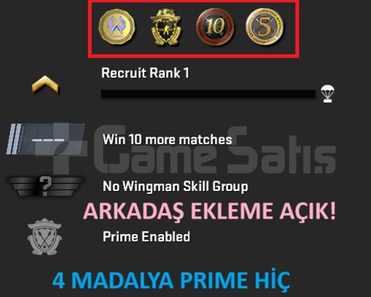 4 MADALYA PRIME | 11 YILLIK STEAM HESAP