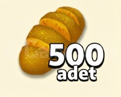 500 adet Ekmek