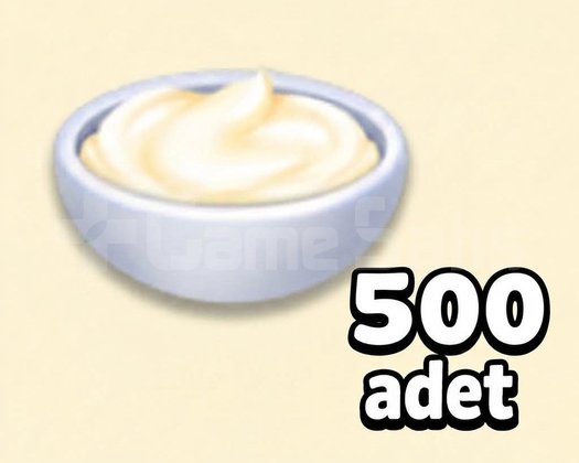 500 adet Krema