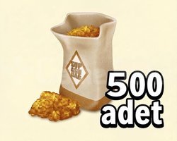 500 adet Esmer Şeker