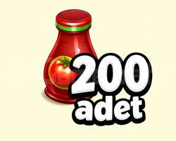 200 adet Domates Sosu