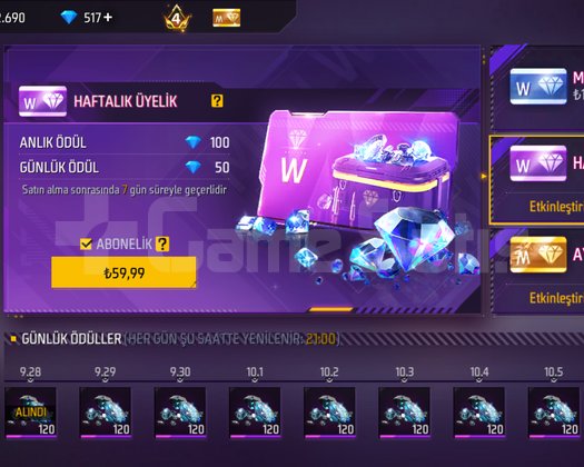 68 LVL PRİME 4 VİP ACİL SATILIK