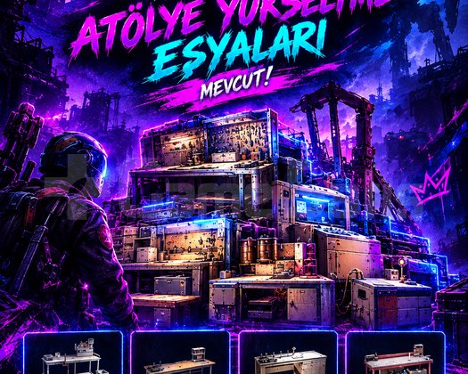 HERTÜRLÜ ATÖLYE YÜKSELTME EŞYASI BULUNUR