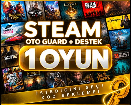 İSTEDİĞİNİZ 1 OYUN OTOMATİK TESLİMAT