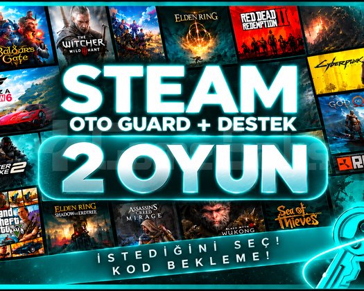 İSTEDİĞİNİZ 2 OYUN OTOMATİK TESLİMAT